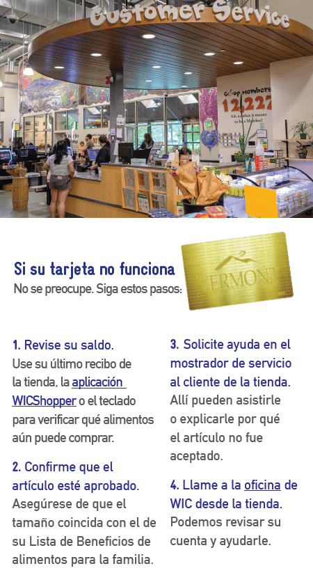 VT WIC Ayuda adicional para sus compras imagen