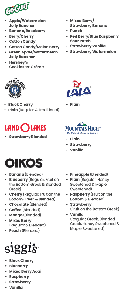 ITCN WIC YOGURT image