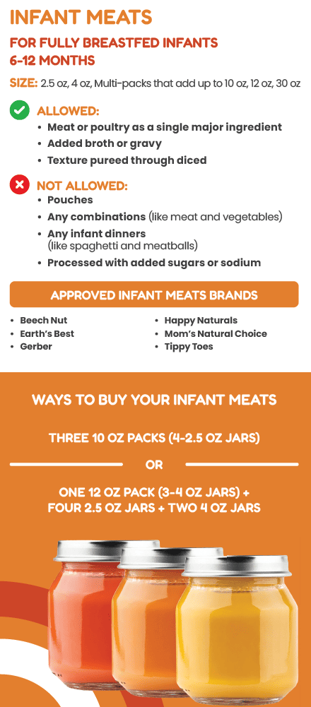 ITCN WIC INFANT FOODS image