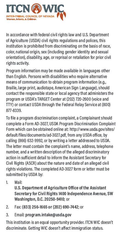 ITCN WIC Non-discrimination statement image