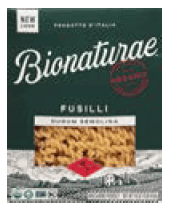 MA WIC Image of Bionature brand pasta
