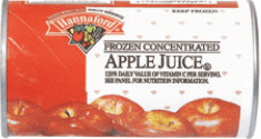 MA WIC Hannaford frozen juice image