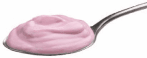 MA WIC spoon with yogurt image