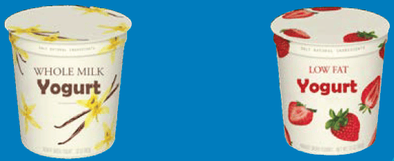 MA WIC yogurt combination example image