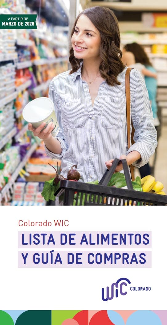 Food list header Spanish