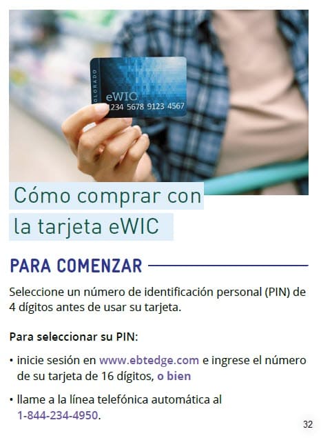 CO WIC-approved how to shop with you eWIC card in Spanish