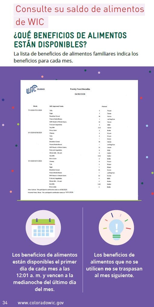 CO WIC-approved how to shop with you eWIC card in Spanish