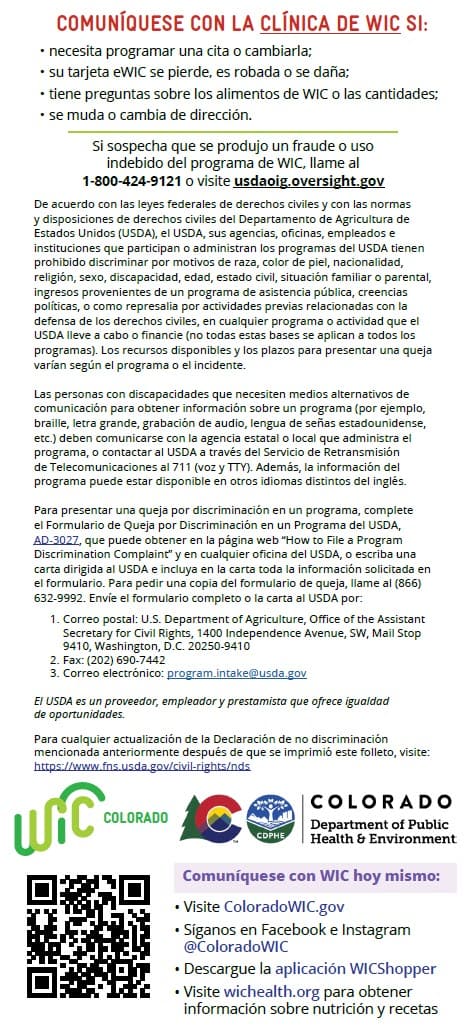 CO WIC-approved how to shop with you eWIC card in Spanish