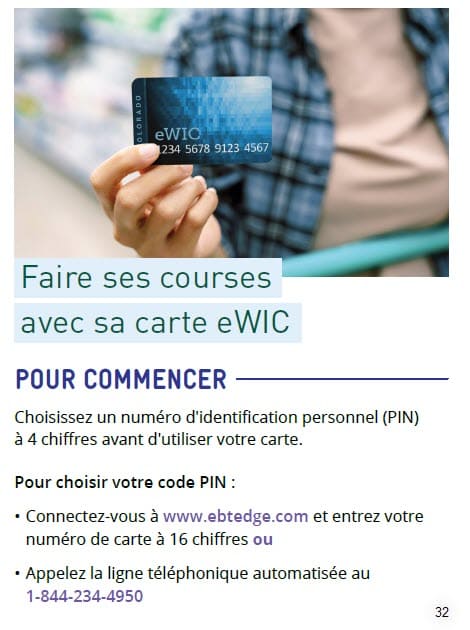 CO WIC-approved how to shop with you eWIC card in French