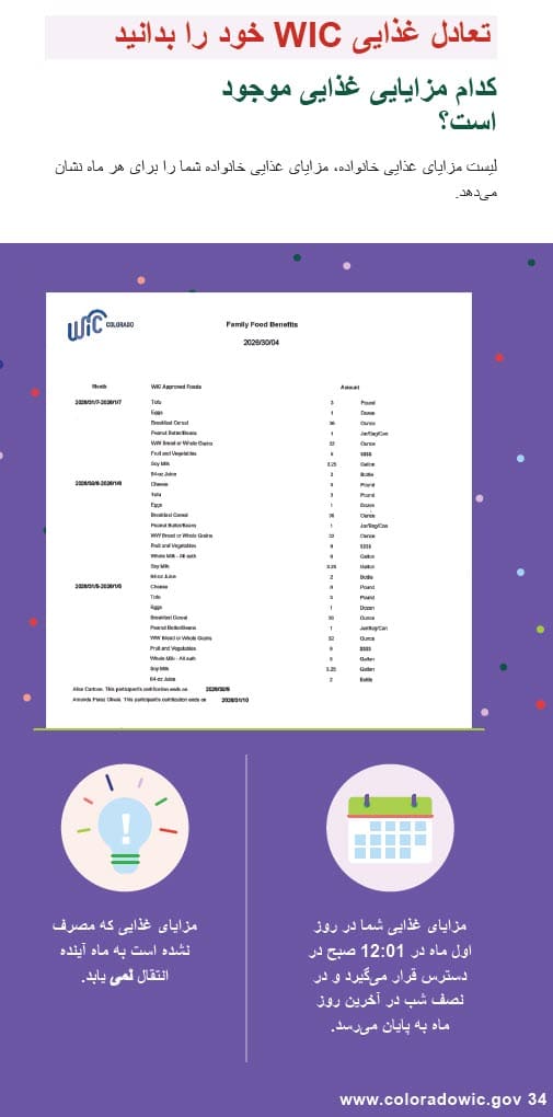 CO WIC-approved how to shop with you eWIC card in Dari