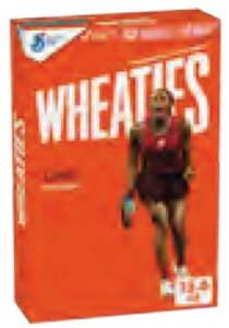 Wheaties brand cereal box