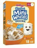 Frosted Mini Wheats cereal box