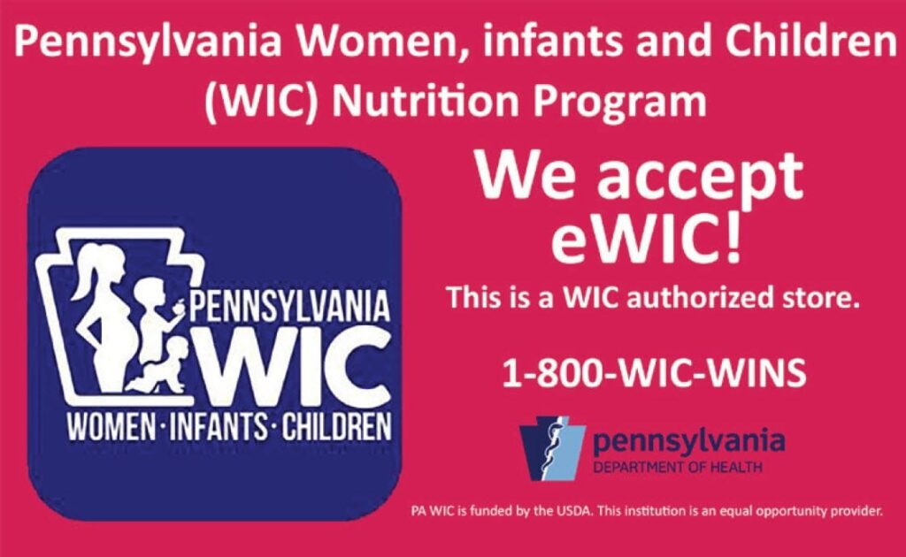 PA WIC accepted here