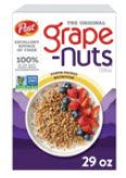 Post Grape Nuts cereal box