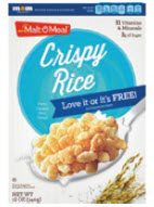 Malt o meal crispy rice cereal box