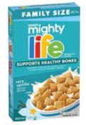 Quaker Mighty Life cereal box