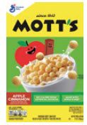 Mott's cereal box