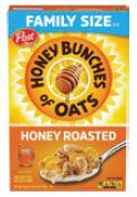 Honey Bunches Of Oats cereal box