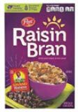 Post raisin bran cereal box