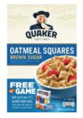 Oatmeal Squares cereal box