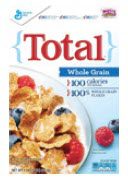 Total cereal box