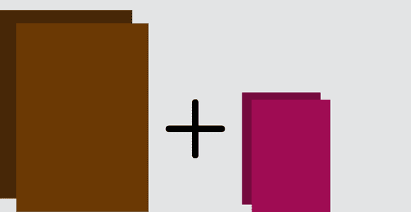Squares representing sizes of cereal boxes