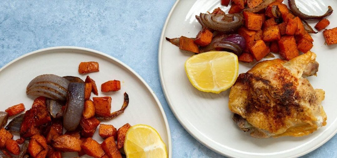 Sheet Pan Chicken & Veggies with Spices