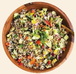 Simple Quinoa & Veggie Bowl