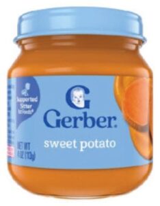Jar of Gerber Sitter and Supported Sitter: 4 oz
