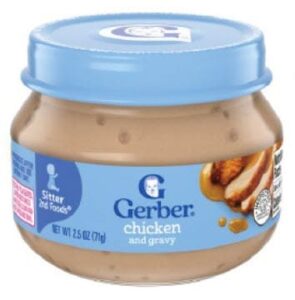 Jar of Gerber infant meats