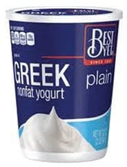 Best Yet brand yogurt