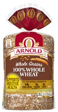 Arnold 100% Whole Wheat Bread - 24 ounce bread