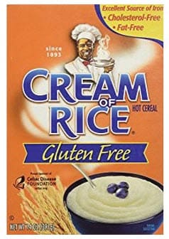 Cream of Rice brand hot cereal