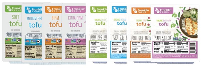 Franklin Farms brand tofu
