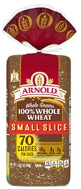 Arnold Whole Wheat Bread Small Slice 18 ounce