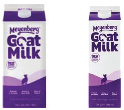 Meyenberg brand whole goat milk