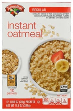 Hannaford brand hot cereal