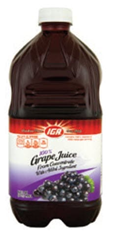 IGA brand juice