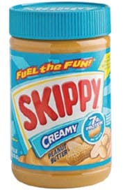Skippy brand peanut butter