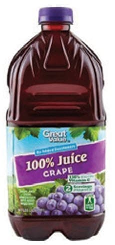 Great Value brand juice