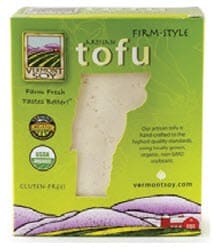 Vermont Soy brand tofu