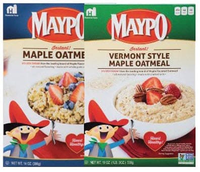 Maypo brand hot cereal