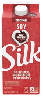 Silk brand soy milk