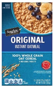 Signature Select brand hot cereal