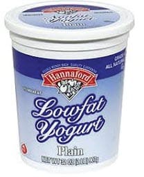 Hannaford brand yogurt