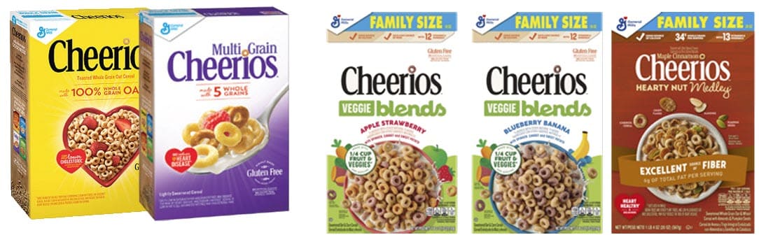 Cheerios brand cold cereal