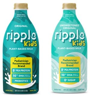 Ripple brand pea milk