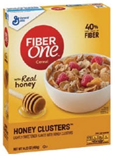 Fiber One brand cold cereal