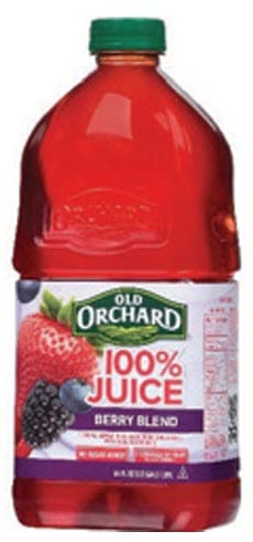 Old Orchard brand juice