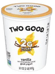 Two Good brand yogurt